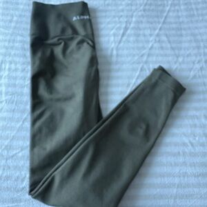 Alphalete Amplify Olive Green Leggings